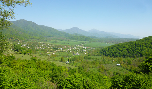 Габалинский район Азербайджана потрясающе красивый регион в предгорьях Большого Кавказского хребта